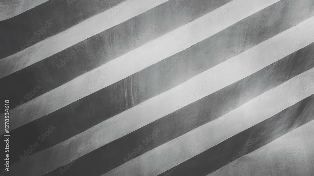 Poster modern abstract design with intersecting diagonal molding patterns for interior decoration