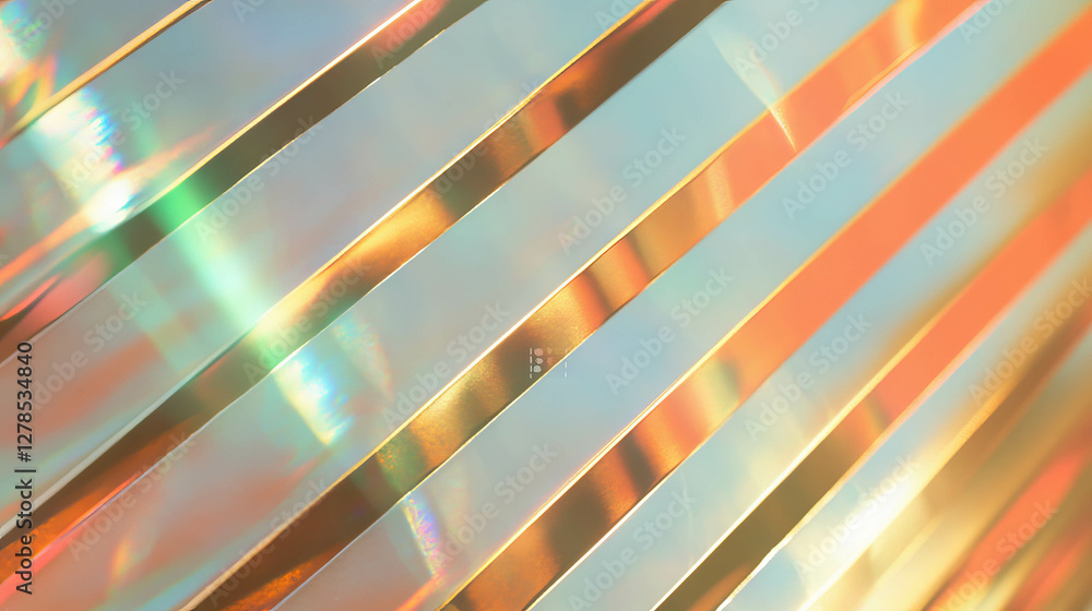 Poster elegant abstract texture with layered diagonal gold molding design