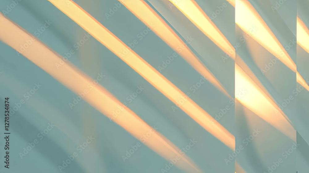 Poster abstract wall texture with layered diagonal molding and soft lighting for modern design
