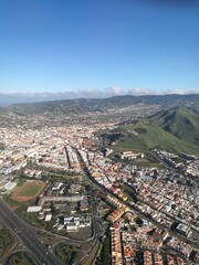 Vista aérea de Canarias