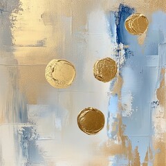 abstract art, with fluid forms and shimmering metallic accents, ideal for projects about creativity, inspiration, or contemporary design.