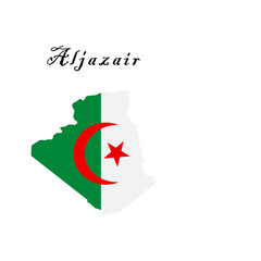 ALjazair country map icon