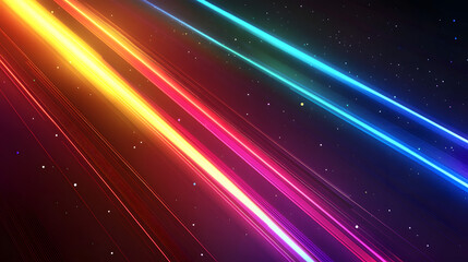 Abstract multicolored rainbow beam background