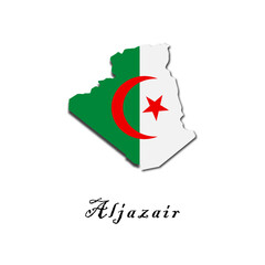 ALjazair country map icon