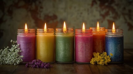Relaxing candle lighting ritual cozy home setting photography warm atmosphere close-up view serenity and peace