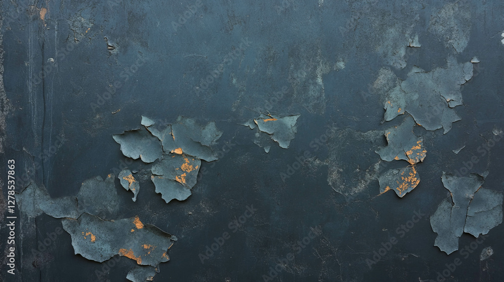 Poster texture of weathered slate effect on ceramic wall for rustic design and art