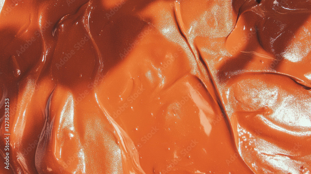 Poster abstract texture of wet smooth flowing mud wall