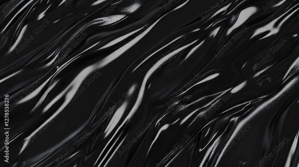 Poster flowing texture of smooth wet muddy surface for artistic design
