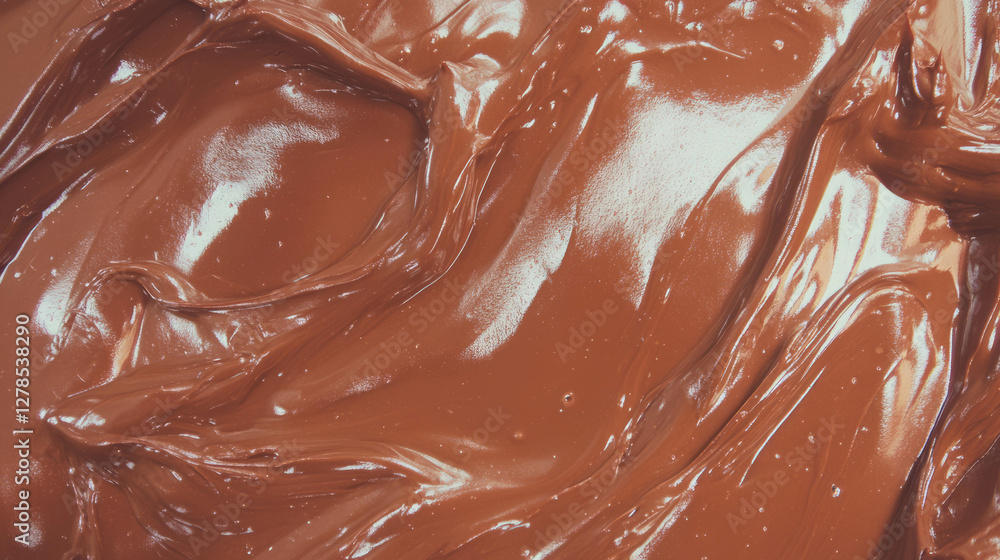 Poster Glossy wet clay texture close-up for design and background