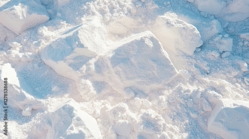 Poster natural white chalky limestone surface texture ideal for design and art concepts