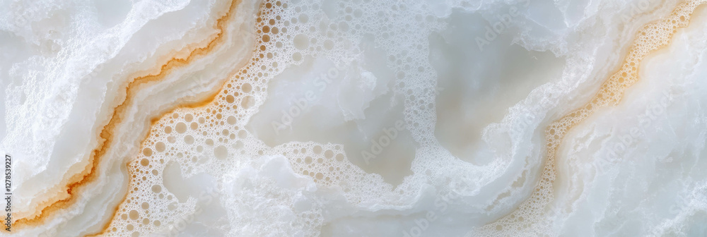 Poster abstract texture of white wall with subtle yellow staining for interior design and artistic backgrou