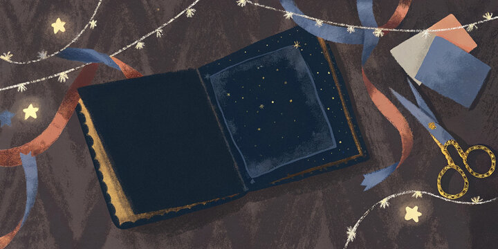 Creative scrapbooking ideas for national craft month with pastel colors - Powered by Adobe