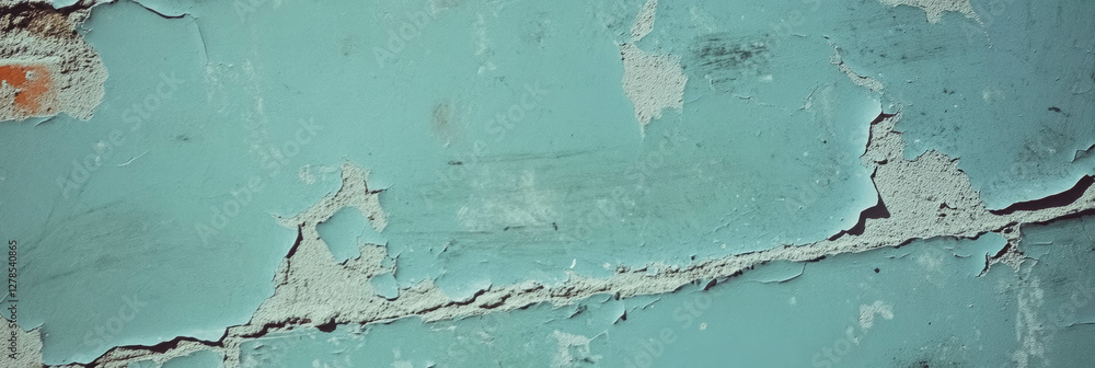 Poster rustic wall texture with chipped plaster and grey markings for artistic and design backgrounds