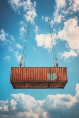 Cranes Lifting Large Containers