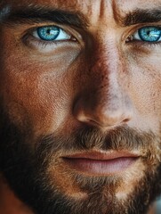 Obraz premium Blue Eyed Man