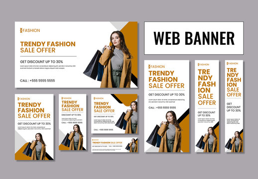 Fashion Sale Offer Web Banner Template