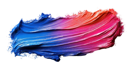 Vibrant blue and pink paint swirl, creating dynamic artistic texture
