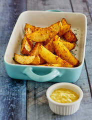 baked parmesan potato wedges