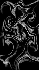 Black liquid abstract pattern, liquid liquid, artwork, dark background, dark wallpaper
