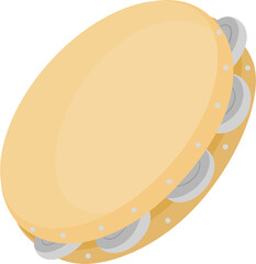 illustration tambourine