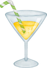 watercolor drink