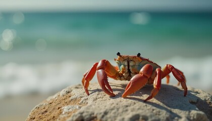 Fototapeta premium crab on the beach