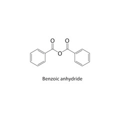 Benzenesulfonyl chloride skeletal structure.Sulfonyl Chloride compound schematic illustration. Simple diagram, chemical formula.