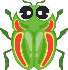cute beetle illustration