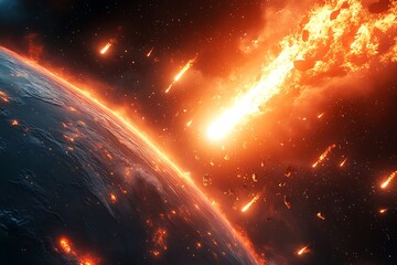 Asteroid Impact Earth Apocalypse