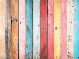 Vibrant wooden planks in studio close-up collection of colorful background environments