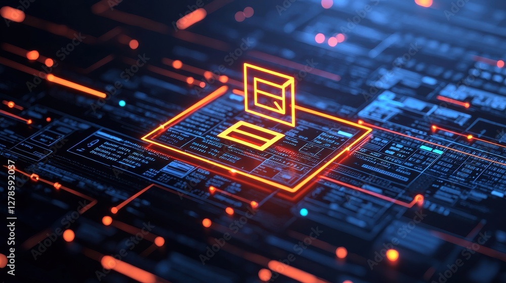 Aufkleber implementing holographic document flow virtual office interactive media digital workspace innovative