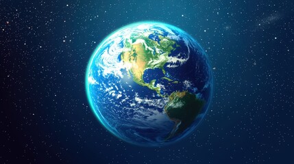 Fototapeta premium earth in space 