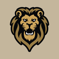 Lion simple modern vector illustration design