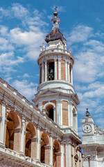 Basilica of the Holy House of the Virgin Mary in Loreto, Italy showcases stunning architecture and...