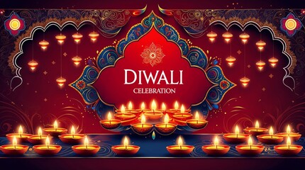 Diwali. Dīpāvalī. Hindu festival of lights