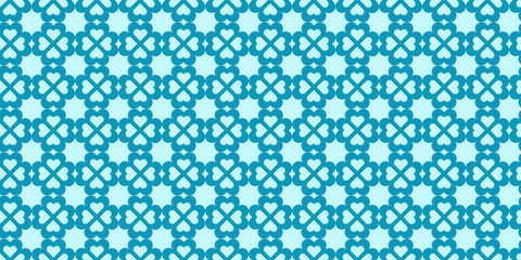 Print Blue green color Elegant Trendy Geometric floral seamless patterns background graphic ornaments Vector tile pattern, Lisbon Arabic Floral Mosaic ,floral pattern for wallpaper ,fabric, textile.