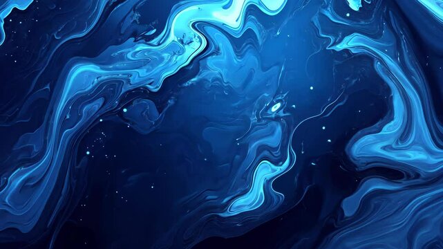 Abstract blue swirl design with dynamic patterns in a mesmerizing oceanic theme