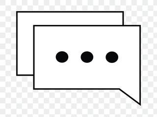 chat icon. chat glyph icon