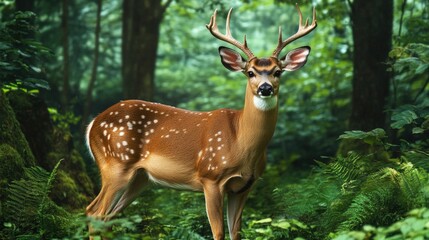 Obraz premium Deer in Forest