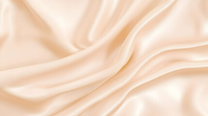 Peach Silk Drape Abstract Background