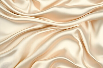 Obraz premium Creamy Satin Drape Background Image