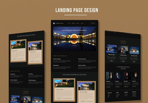 Real Estate Landing Page