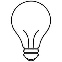 Obraz premium light bulb vector illustration