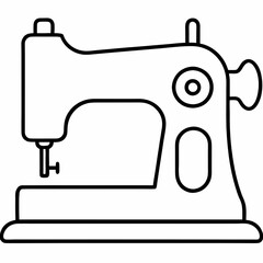 sewing machine vector illustration