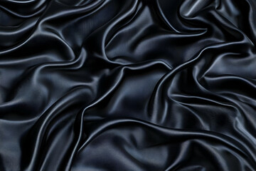 Obraz premium Dark Draped Fabric, Abstract Background Illustration