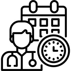 Doctor'S Schedule Icon