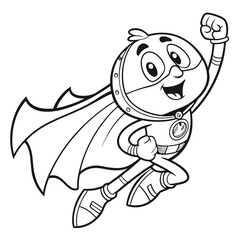 funky---fun-food-characters-coloring-pages-for-kid.eps