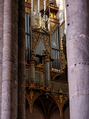 The cathedral in Amiens, France.