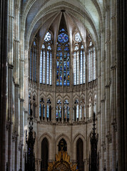The cathedral in Amiens, France.