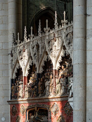 The cathedral in Amiens, France.
